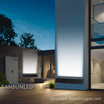 Solar Wall Light: Aluminum Tube Solar Signboard Light with 60cm and 30000mAh Capacity